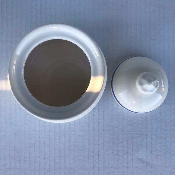 Pfaltzgraff Creamer/Pitcher Sugar Bowl With Lid Stoneware Cloverhill Band - Picture 5 of 10